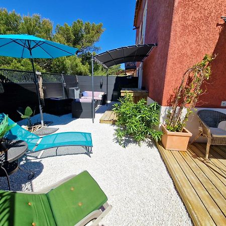 L'Instant Mer - Bord De Mer - Studio Avec Grand Jardin A La Capte Hyères Exteriör bild