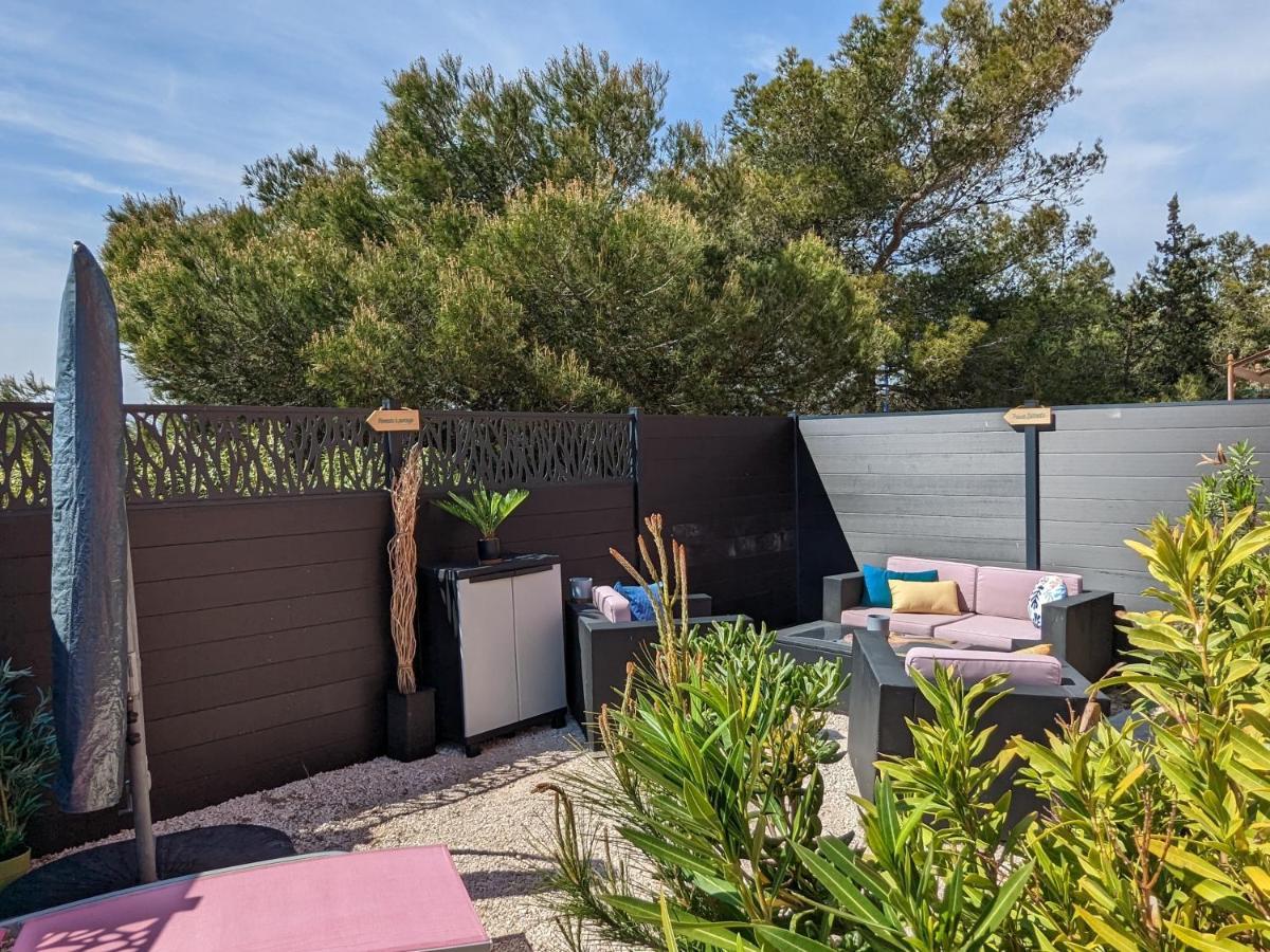 L'Instant Mer - Bord De Mer - Studio Avec Grand Jardin A La Capte Hyères Exteriör bild