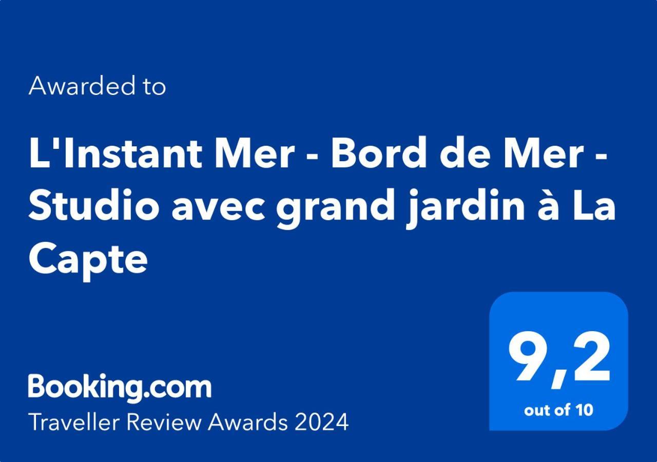 L'Instant Mer - Bord De Mer - Studio Avec Grand Jardin A La Capte Hyères Exteriör bild