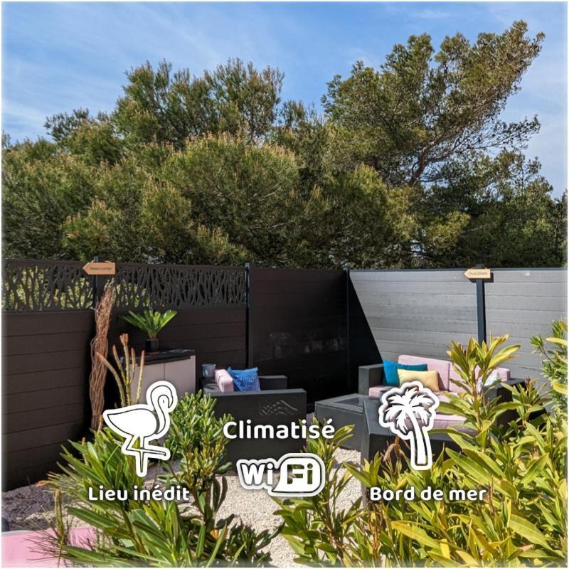 L'Instant Mer - Bord De Mer - Studio Avec Grand Jardin A La Capte Hyères Exteriör bild